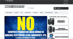 Desktop Screenshot of ibizasound.es