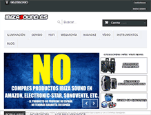 Tablet Screenshot of ibizasound.es